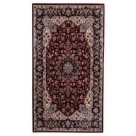 Dywany - Dywan drukowany FUSA fake mink 120 x 160 cm bordowy - miniaturka - grafika 1