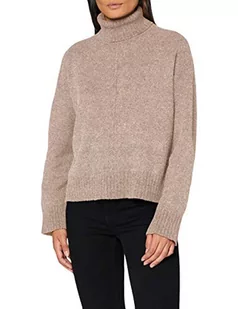 Noisy may Damski sweter z dzianiny z golfem, Nomad Detail:melangé, L - Swetry damskie - miniaturka - grafika 1