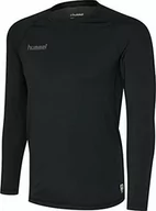 Koszulki męskie - Hummel Hummel Męska koszulka Hml First Performance Jersey L/S czarny czarny L 204502-2001 - miniaturka - grafika 1