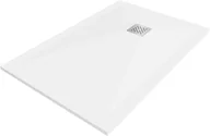 Brodziki prysznicowe - Mexen Stone+ brodzik kompozytowy prostokątny 100 x 80 cm, biały - 44108010 - miniaturka - grafika 1