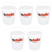 Słodkie kremy i masła - Zestaw Nutella wiadro krem do smarowania orzechowy xxl 5x3kg - Ferrero - miniaturka - grafika 1