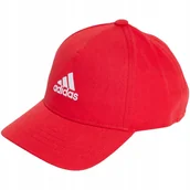 Czapki i chusty sportowe męskie - Czapka z daszkiem adidas Embroidered Logo Lightweight Baseball czerwona IY5 - miniaturka - grafika 1