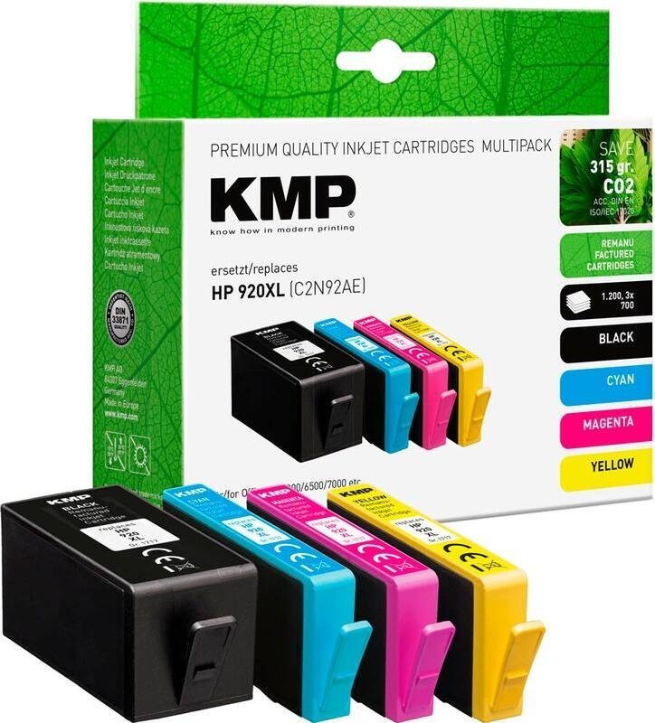 Tusz KMP Printtechnik AG KMP Tusz HP Nr. 920XL Multip. 1100-1200 S. H67V remanufactured 1717,4005