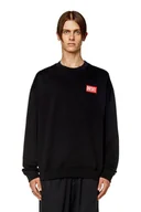 Bluzy męskie - felpa uomo diesel a11591 0ilac s-nlabel-l1 9xx - miniaturka - grafika 1