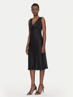 Fracomina Sukienka koktajlowa FS25SD2004W73201 Czarny Slim Fit - Sukienki - miniaturka - grafika 1