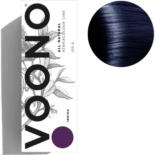 VOONO All Natural Hennacolour Line henna do włosów Indigo 100g - Farby do włosów i szampony koloryzujące - miniaturka - grafika 1