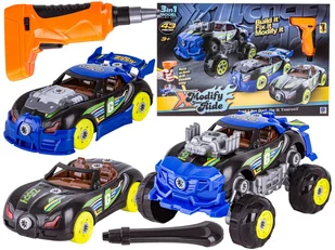 TERENOWY3W1 SAMOCHÓD DO ROZKRĘCANIA I SKRĘCANIA - Zabawy w naśladowanie dorosłych - miniaturka - grafika 1