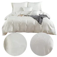 Pościel - Pościel 220 x 200 5cz Atłasowa Haftowana AT011 - miniaturka - grafika 1