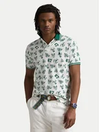 Koszulki męskie - Polo Ralph Lauren Polo 710963484001 Biały Custom Slim Fit - miniaturka - grafika 1