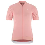 Koszulki sportowe damskie - Damska koszulka kolarska Craft W Core Essence Regular Rozmiar: L / Kolor: różowy - miniaturka - grafika 1