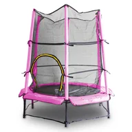 Trampoliny - Różowa Trampolina Dla Dzieci 140cm Średnicy - miniaturka - grafika 1