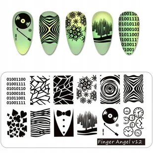 Blaszka Płytka do Stempli do zdobienia Paznokci - Ozdoby do paznokci - miniaturka - grafika 33