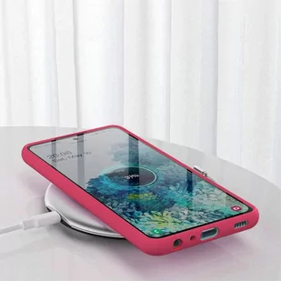 Silicone Case elastyczne silikonowe etui pokrowiec Samsung Galaxy A32 4G ciemnoniebieski - Etui i futerały do telefonów - miniaturka - grafika 6