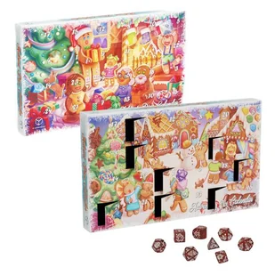 2X Q-Workshop Kostkowy Kalendarz Adwentowy 2024 + 2025 Świąteczne Kostki Rp - Ozdoby bożonarodzeniowe 2X Q-Workshop Kostkowy Kalendarz Adwentowy 2024 + 2025 Świąteczne Kostki Rp - Ozdoby bożonarodzeniowe - miniaturka - grafika 1