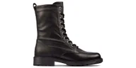 Botki damskie - Clarks Orinoco2 Style Botki czarne skórzane 40 - miniaturka - grafika 1