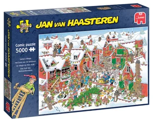 Puzzle, Jan van Haasteren, Wioska Świętego Mikołaja, 5000 el. - Puzzle - miniaturka - grafika 1