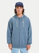 Bluzy męskie - Quiksilver Bluza Salt Water Zip EQYFT05160 Niebieski Comfort Fit - miniaturka - grafika 1