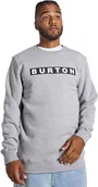 Bluzy męskie - bluza męska BURTON VAULT CREW Gray Heather - miniaturka - grafika 1