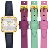 Zegarki damskie - Zegarek Tissot T058.109.36.031.03 LOVELY SQUARE SUMMER KIT - miniaturka - grafika 1