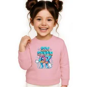 Bluzy dla dziewczynek - BLUZA DZIECIĘCA 67 SIX SEVEN VIRAL DLA CHŁOPCA DZIEWCZYNKI 110-116 - miniaturka - grafika 1