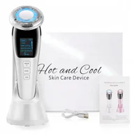 Masażery - BEZPRZEWODOWY MASAŻER GRZEJĄCY URZĄDZENIE DO MASAŻU MASAŻ TWARZY SZYJI EMS - miniaturka - grafika 1