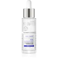 Serum do twarzy - EVELINE Face Therapy Professional Peel Shot Kuracja wygładzająca - 15% Kwas Glikolowy, 30ml - miniaturka - grafika 1