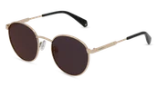 Okulary przeciwsłoneczne - POLAROID PLD 2053/S Uniwersalne, Okulary przeciwsłoneczne, złoty - miniaturka - grafika 1