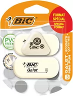 Przybory szkolne - BIC Gumka  Galet+Mini Fun blister 2+1szt - miniaturka - grafika 1