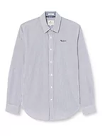Koszule męskie - Pepe Jeans Koszula męska Percy, Niebieski (Dulwich), XL - miniaturka - grafika 1
