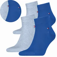 Skarpetki męskie - Tommy Hilfiger Skarpety Męskie Stopki 43-46 Ocean Blue - miniaturka - grafika 1