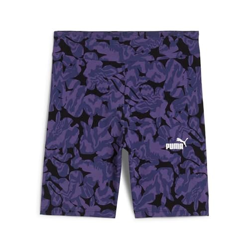 PUMA ESS NATURE 2.0 AOP krótkie legginsy z wysokim stanem 18 cm