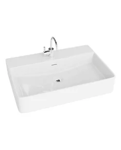 Lavita Umywalka Altaya slim nablatowa 60cm biała 5908211479729 - Umywalki - miniaturka - grafika 1