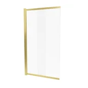 Parawany nawannowe - Parawan nawannowy Skate 150x85 cm złoty Wellneo - miniaturka - grafika 1