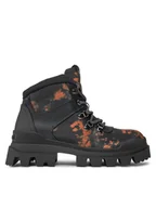 Botki damskie - Desigual Trapery 23WSTY05 Czarny - miniaturka - grafika 1