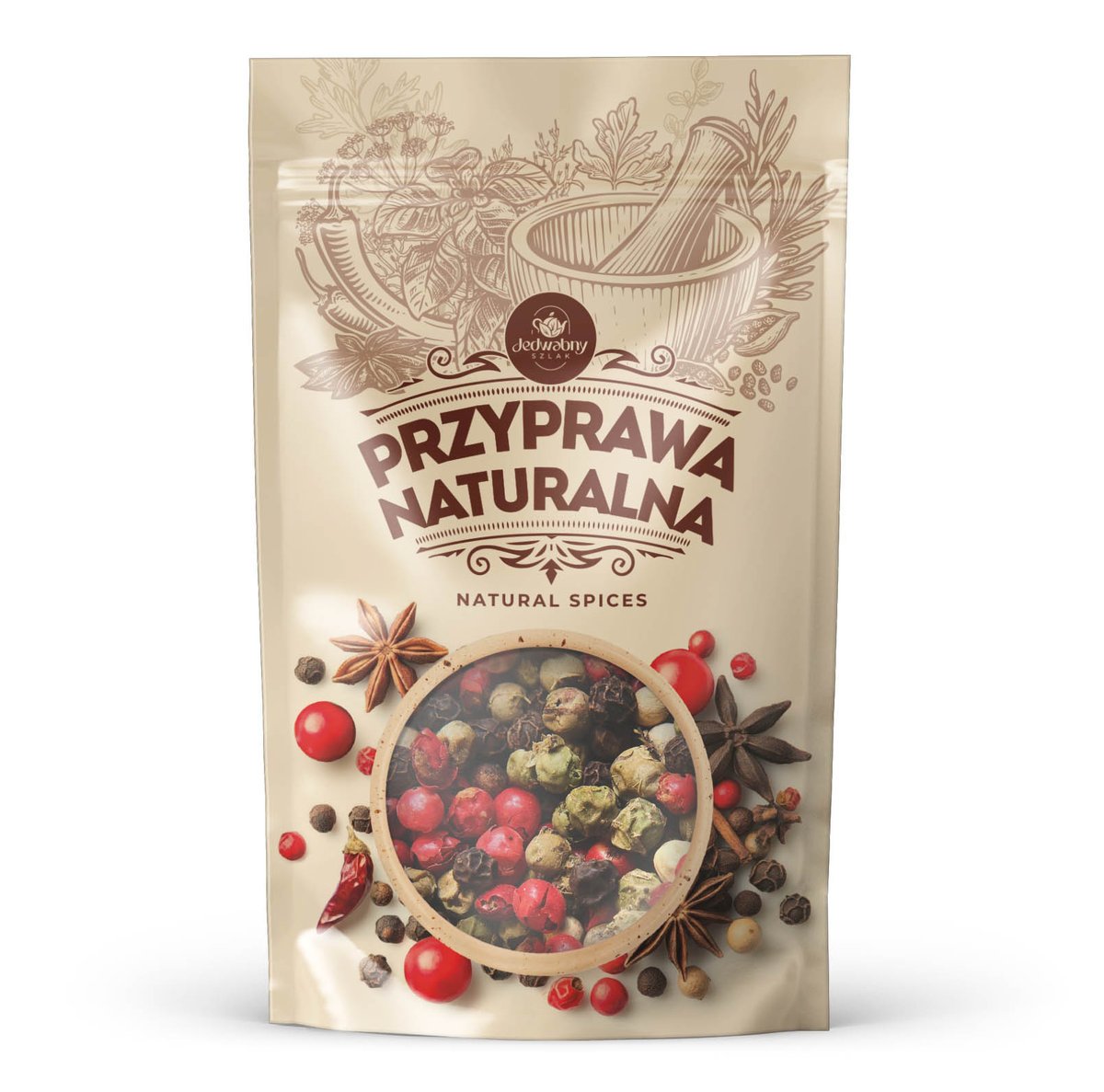 Naturalny PIEPRZ KOLOROWY ziarnisty aromatyczny PREMIUM ziarno jakość 100g
