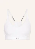 Biustonosze - Under Armour Biustonosz Sportowy Ua Infinity Low 2.0 weiss - UNDER ARMOUR - miniaturka - grafika 1