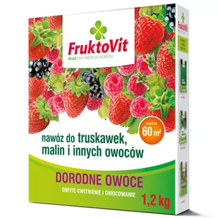 FRUKTOVIT DO TRUSKAWEK, MALIN I INNYCH 1,2 KG - Nawozy ogrodnicze - miniaturka - grafika 1