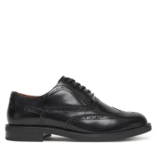 Półbuty Tommy Hilfiger Hilfiger Vogue FM0FM05766 Czarny - Półbuty męskie - miniaturka - grafika 1