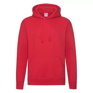 Bluza męska z kapturem Hooded Sweat Premium Fruit of the Loom - Czerwony XXL - Bluzy męskie - miniaturka - grafika 1
