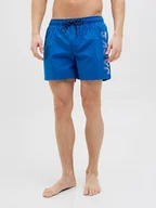 Kąpielówki męskie - Jack & Jones Szorty kąpielowe "Maui" w kolorze niebieskim - miniaturka - grafika 1