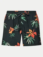 Kąpielówki męskie - Quiksilver Szorty kąpielowe Everyday Mix Volley AQYJV03147 Czarny Regular Fit - miniaturka - grafika 1