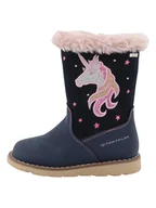 Kozaki damskie - Tom Tailor Kozaki w kolorze granatowym - miniaturka - grafika 1