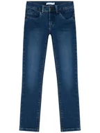 Spodnie i spodenki dla chłopców - Name it Jeansy Silas 13190372 Niebieski Slim Fit - miniaturka - grafika 1