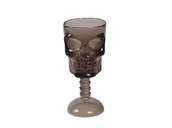 Halloween - Kielich z czachą transparentny czarny - 1 szt. - miniaturka - grafika 1