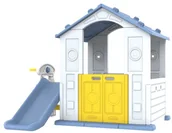 Namioty i tipi dla dzieci - Dom Z Zjeżdżalnią i Zlewem Niebieski Dach EDUKAMP - miniaturka - grafika 1