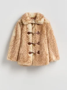 Reserved - Kurtka z imitacji futra - wielobarwny - Moda i Uroda OUTLET - miniaturka - grafika 1