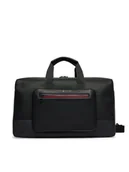 Torby podróżne - Tommy Hilfiger Torba Th Foundation Duffle AM0AM14160 Czarny - miniaturka - grafika 1