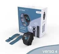 Smartwatch - Smart watch Fitbit by Google versa 4 black-graphite set prezentowy - miniaturka - grafika 1