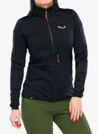 Kurtki narciarskie - Polar damski Salewa Sella Crevasse Jacket - black out - miniaturka - grafika 1