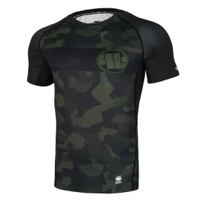 Rashguard termoaktywny Pit Bull Performance Pro Plus Dillard Casino - Oliwkowy Camo XXL - Odzież taktyczna i umundurowanie - miniaturka - grafika 1